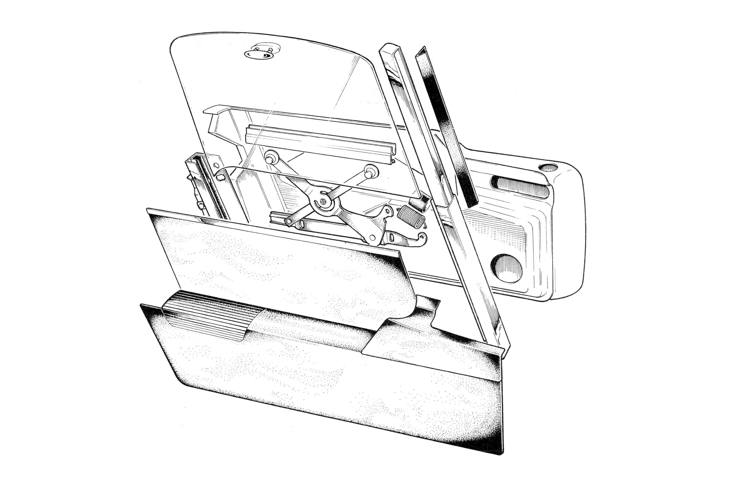 Lotus Elan Door & Glass Diagram