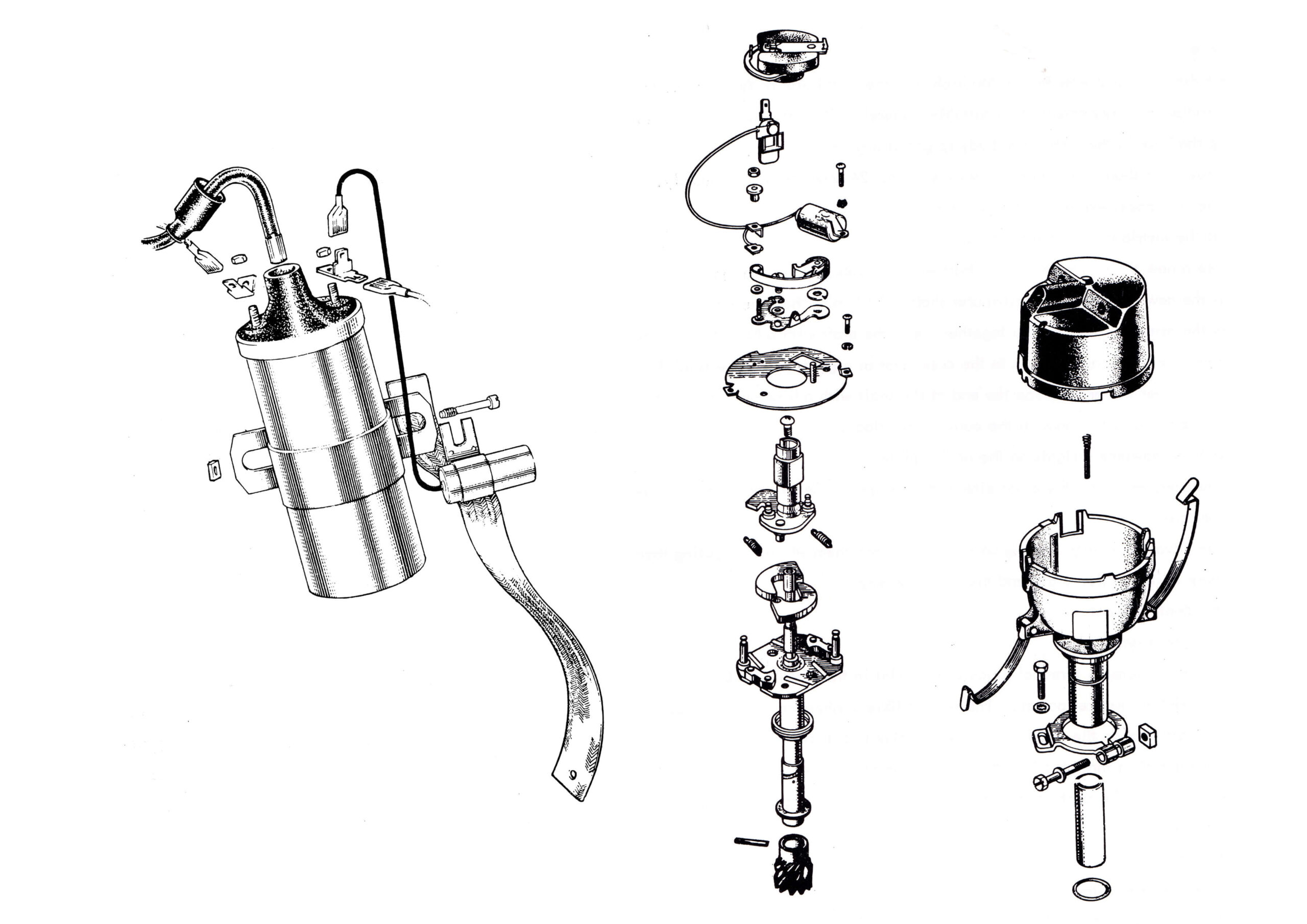 Lotus Elan Distributor & Coil Diagram