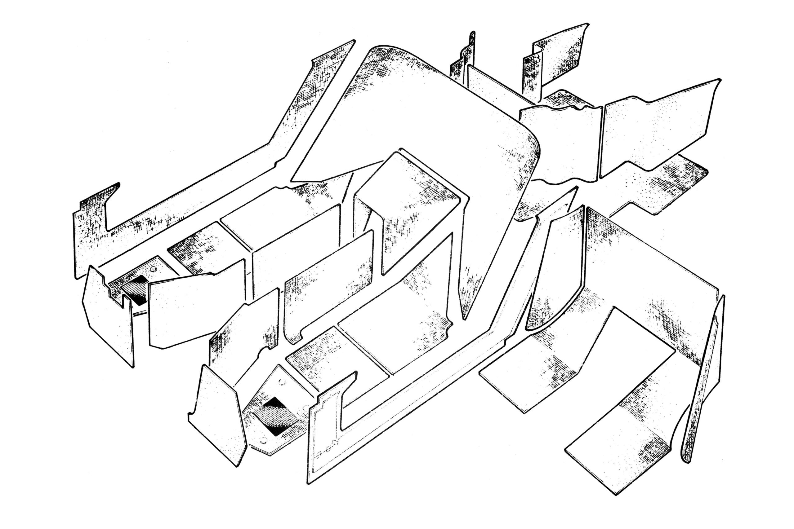 Lotus Elan Carpet Diagram