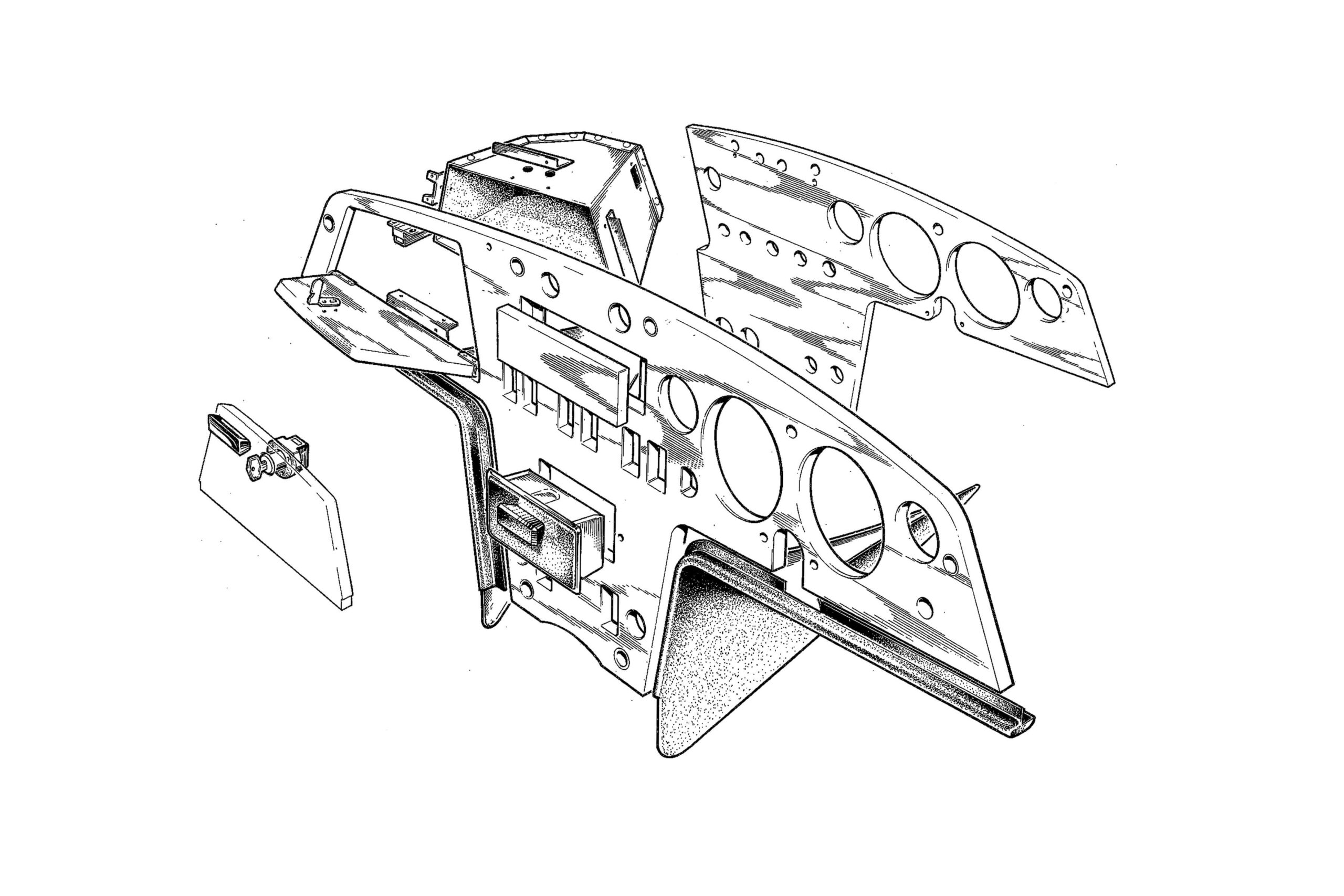 Lotus Elan Dashboard Diagram