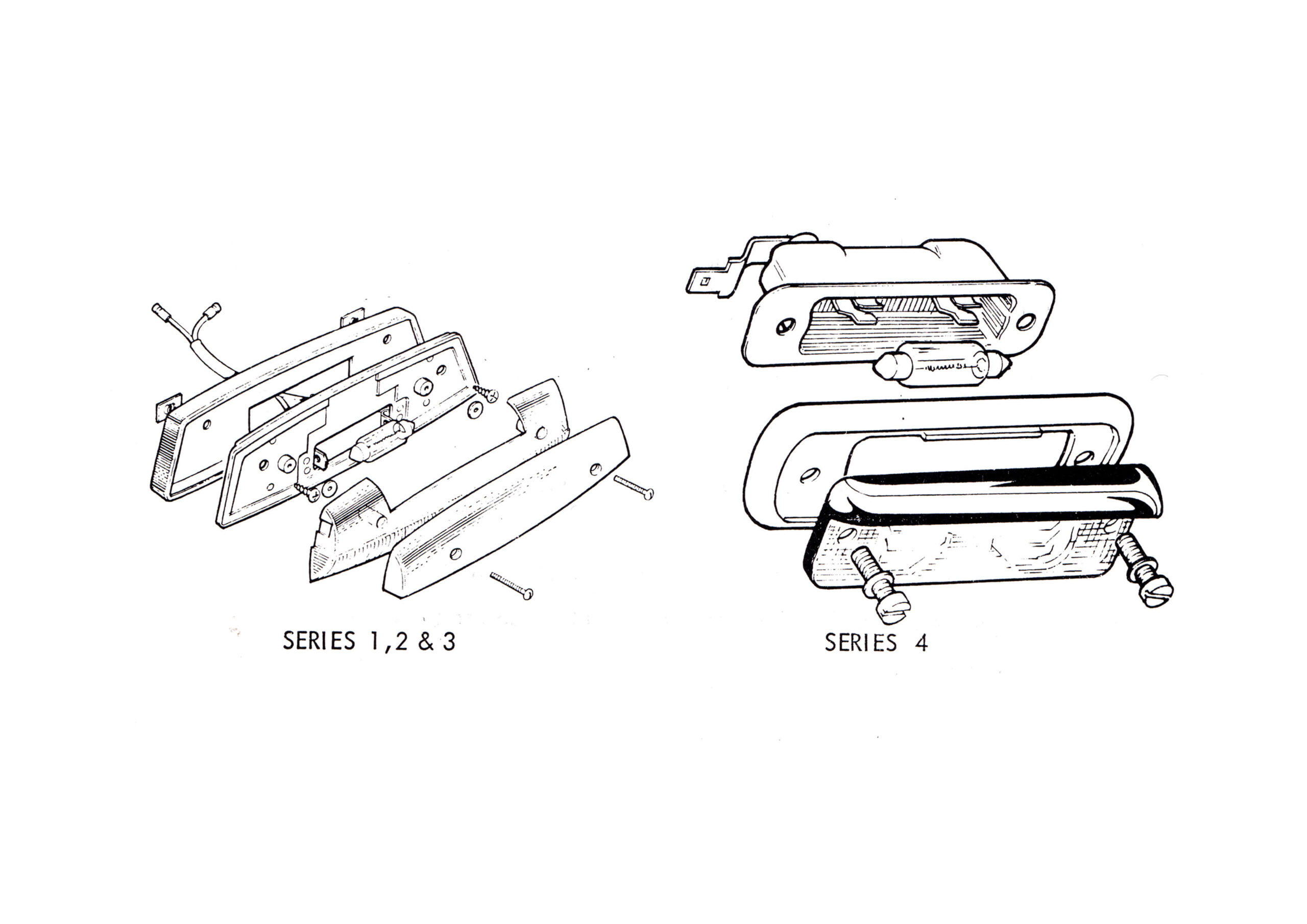 Lotus Elan Numberplate Light Diagram