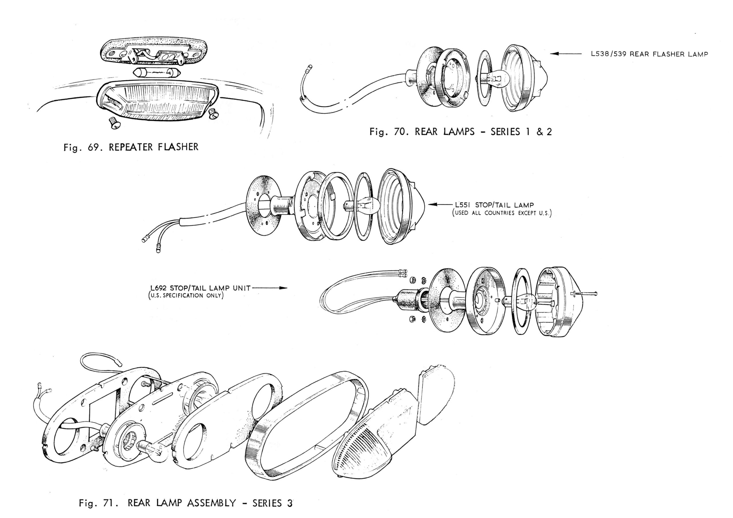 Lotus Elan Rear Light Diagram