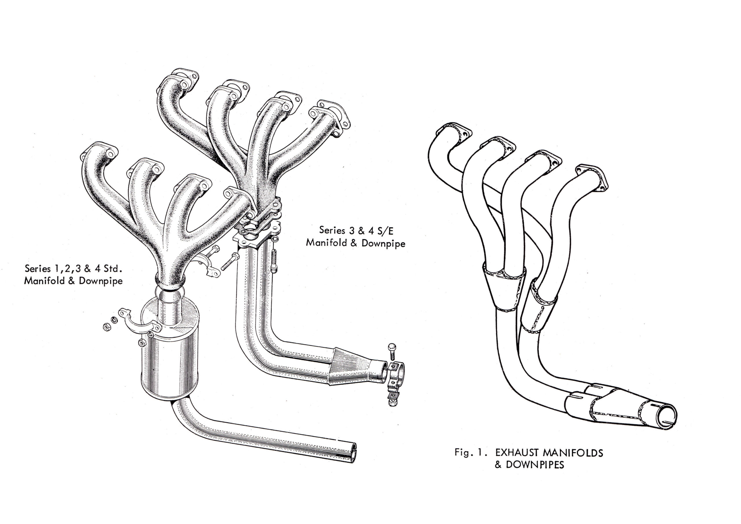 Lotus Elan Rear Exhaust Manifold Diagram